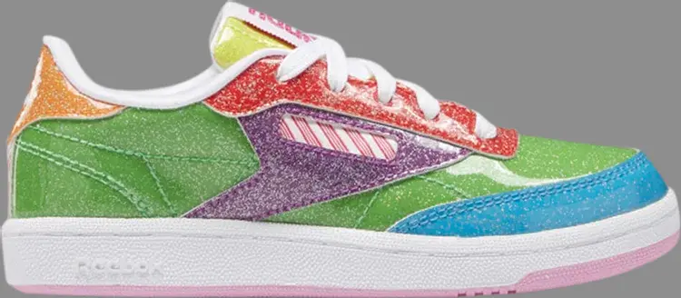 

Кроссовки hasbro x club c little kid 'candy land' Reebok, многоцветный, Зеленый, Кроссовки hasbro x club c little kid 'candy land' Reebok, многоцветный