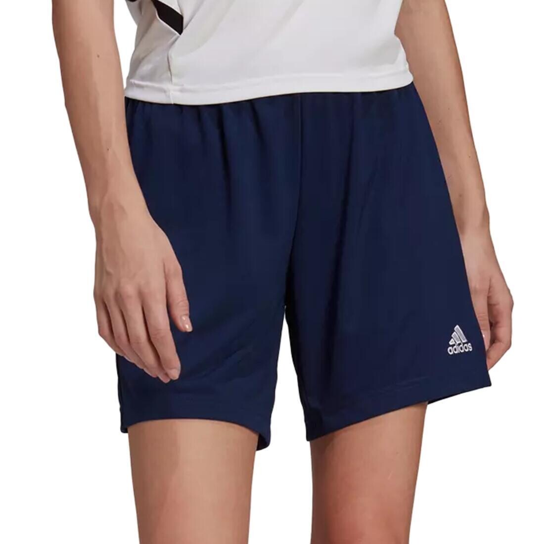 

Брюки Entrada 22 Короткие Женские ADIDAS, синий/белый/белый