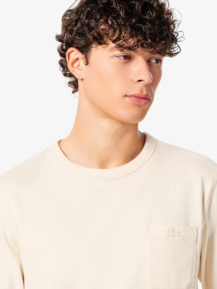 Футболка с длинным рукавом Stitch Crewneck Pocket LACOSTE — фото 2