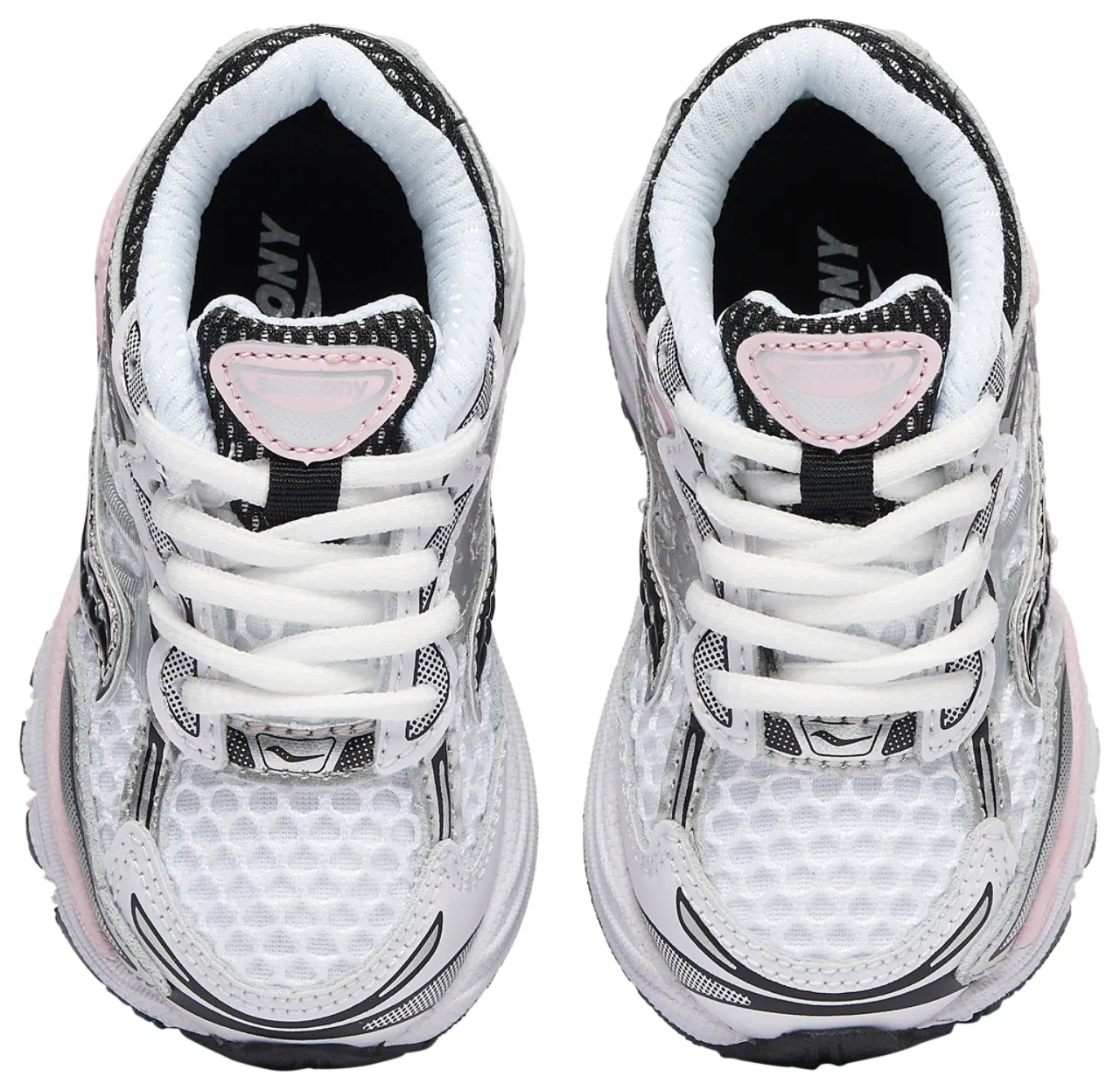 Детские кеды Omni 9 Saucony, цвет Silver/Pink — фото 4