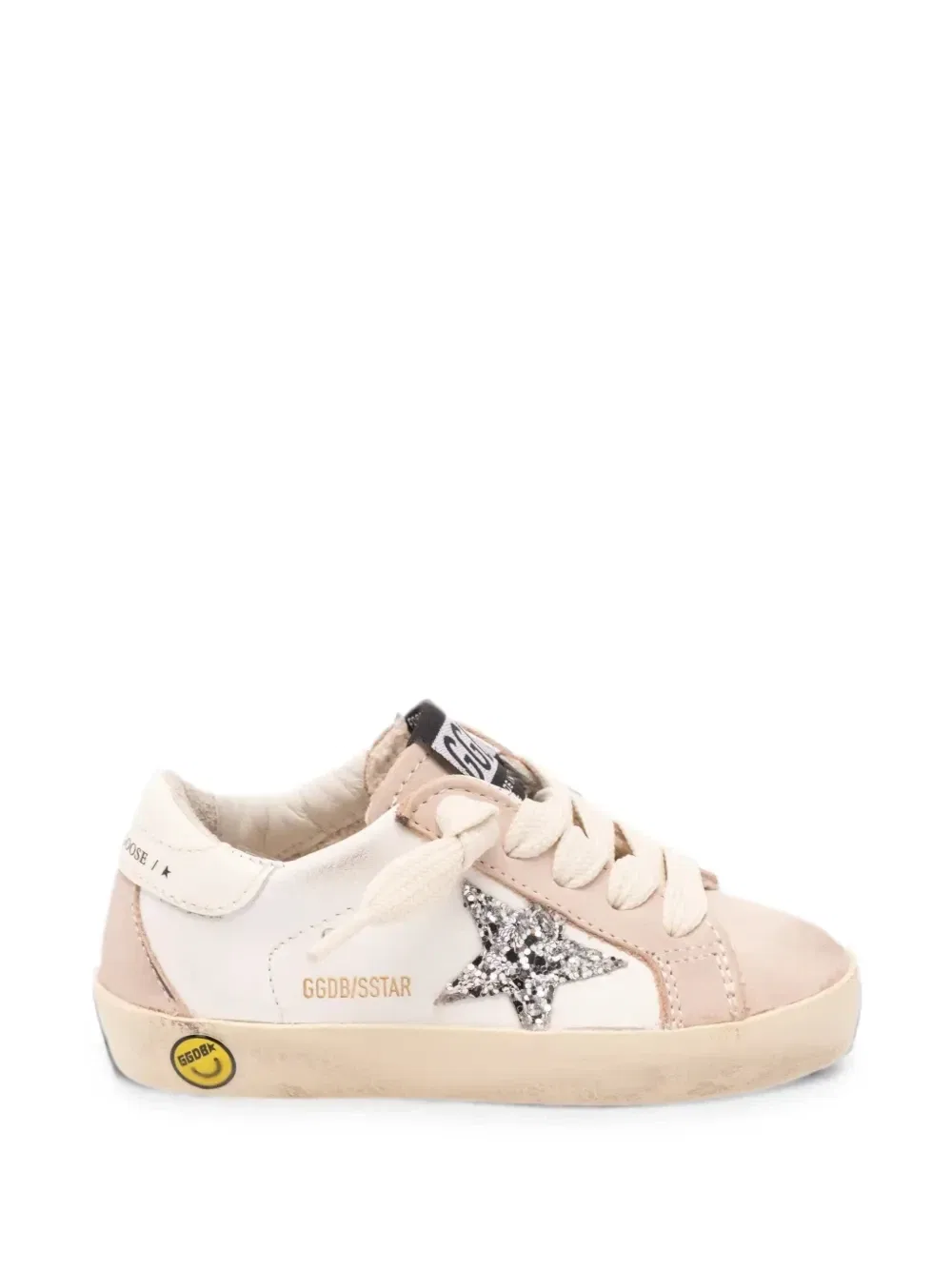 Кроссовки Super Star из кожи Golden Goose Kids, розовый