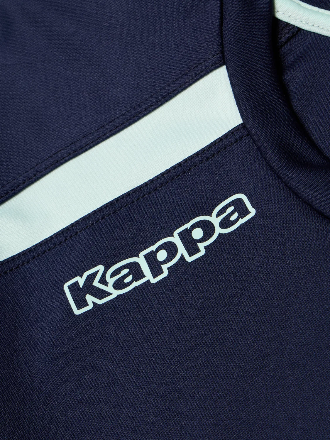 Детский спортивный костюм с короткими рукавами и штанами Kappa, синий — фото 4