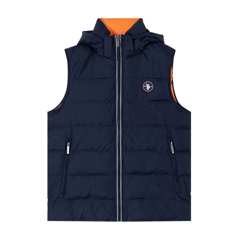 Мужской жилет с воротником-стойкой U.S. POLO ASSN., Navy Blue