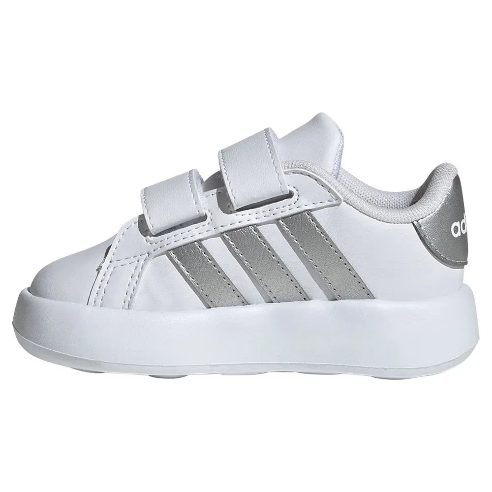 Кроссовки Grand Court 20 CF Adidas, белый — фото 3