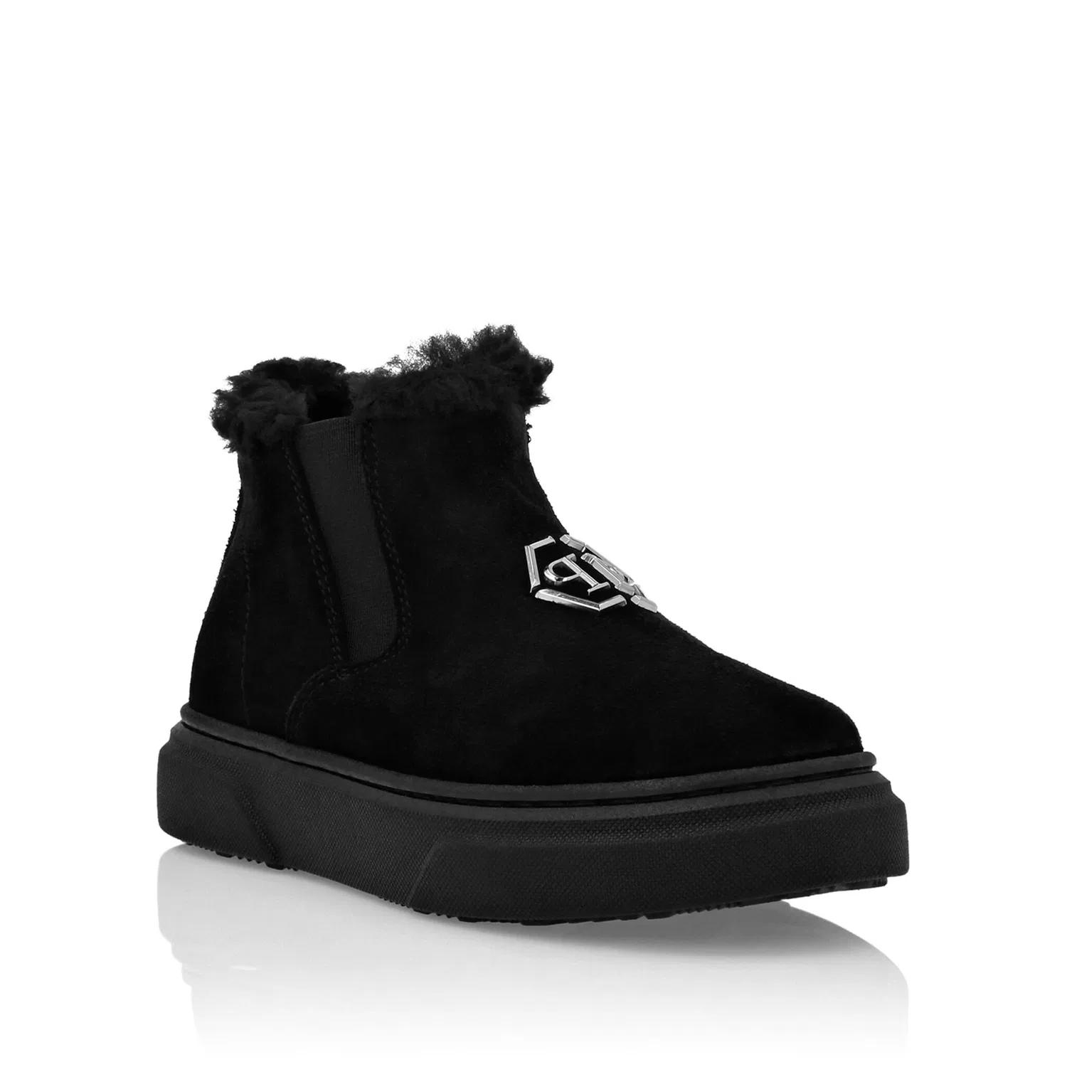 Детские низкие ботинки-лодочки PHILIPP PLEIN, Black