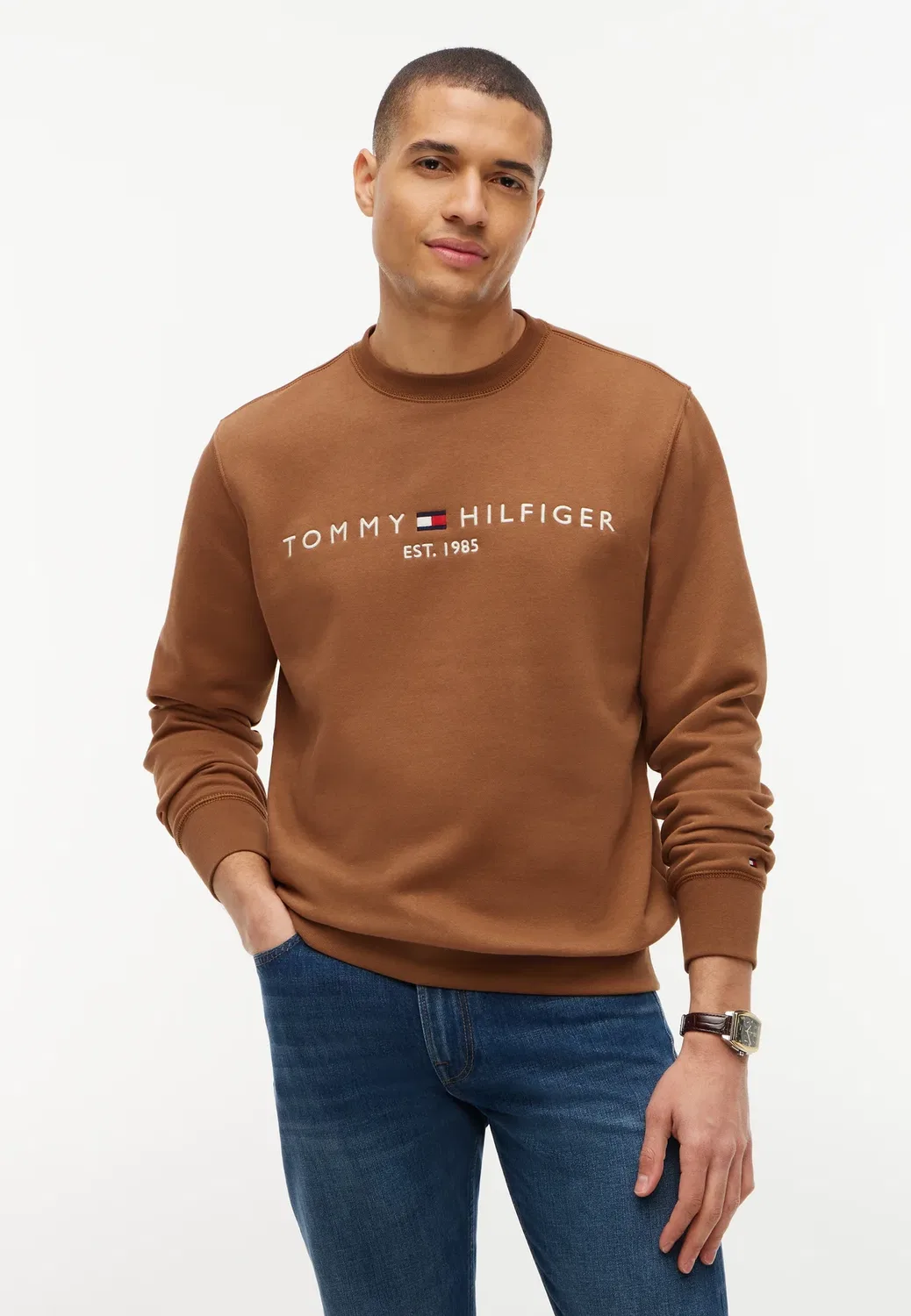 Логотип - толстовка Tommy Hilfiger, Timeless Tawny