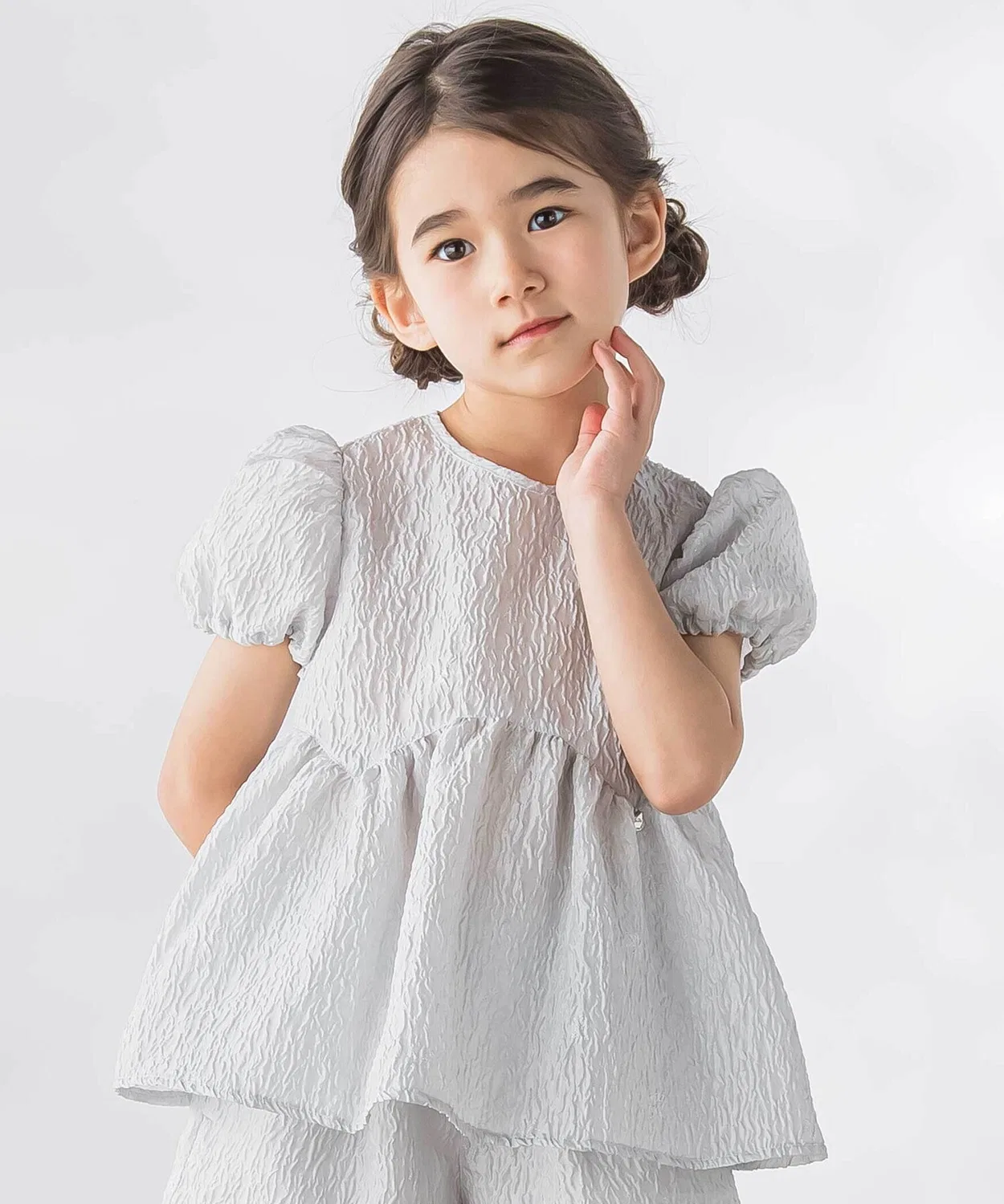 Детский комплект из жаккарда с длинным рукавомBeBe Petits Pois Vert, White — фото 3