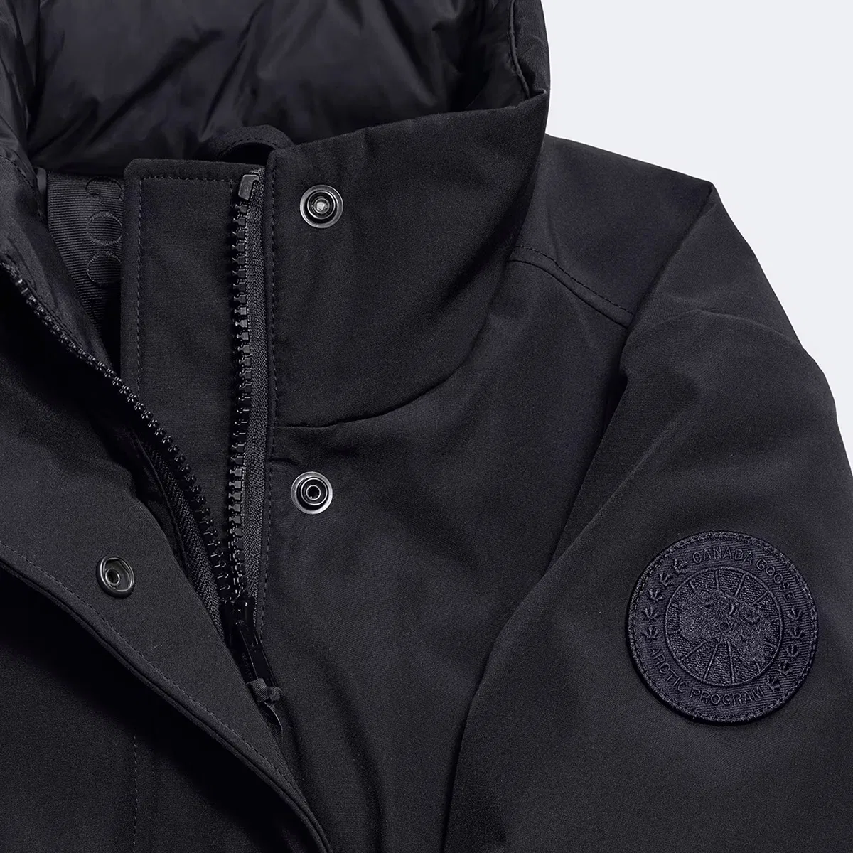 Женская утепленная парка с A-силуэтом Ivy Parka Canada Goose, черный — фото 2