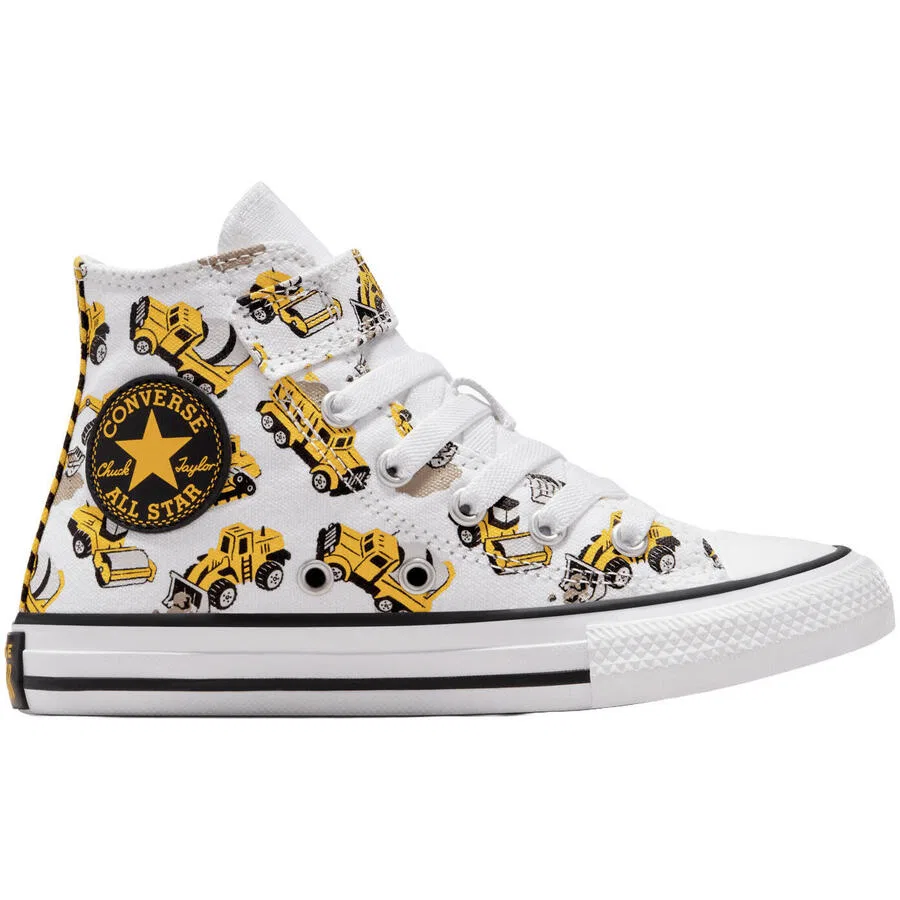 Кеды Converse Chuck Taylor All Star Construction, белые, детские