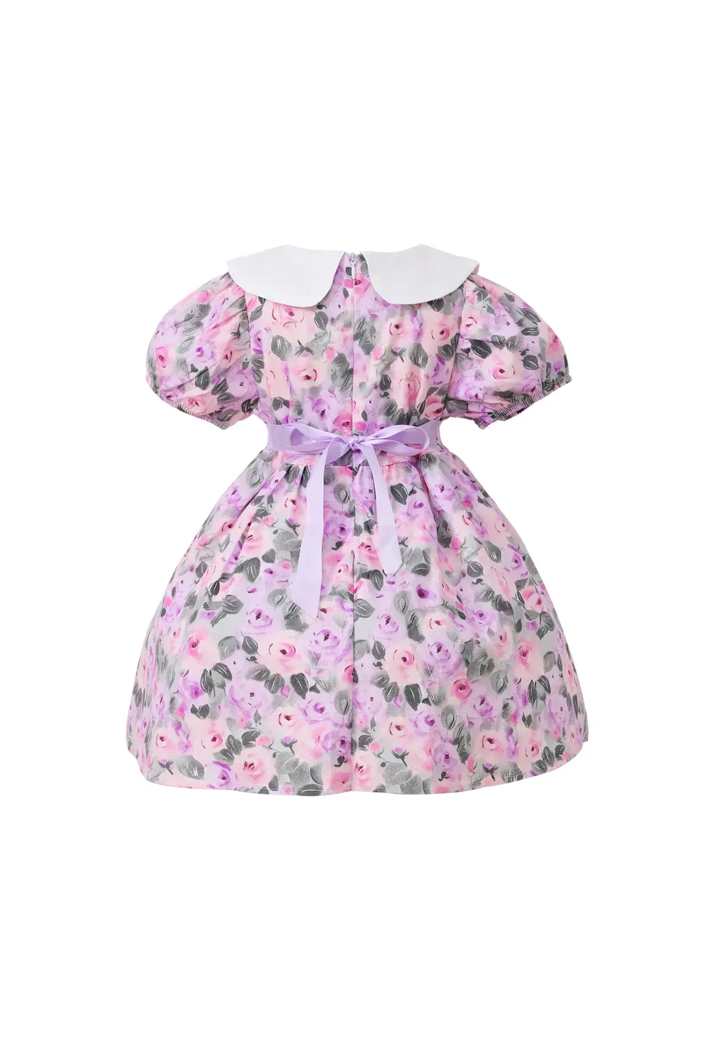 Платье с принтом Rose pattern Cinda, Lilac — фото 3