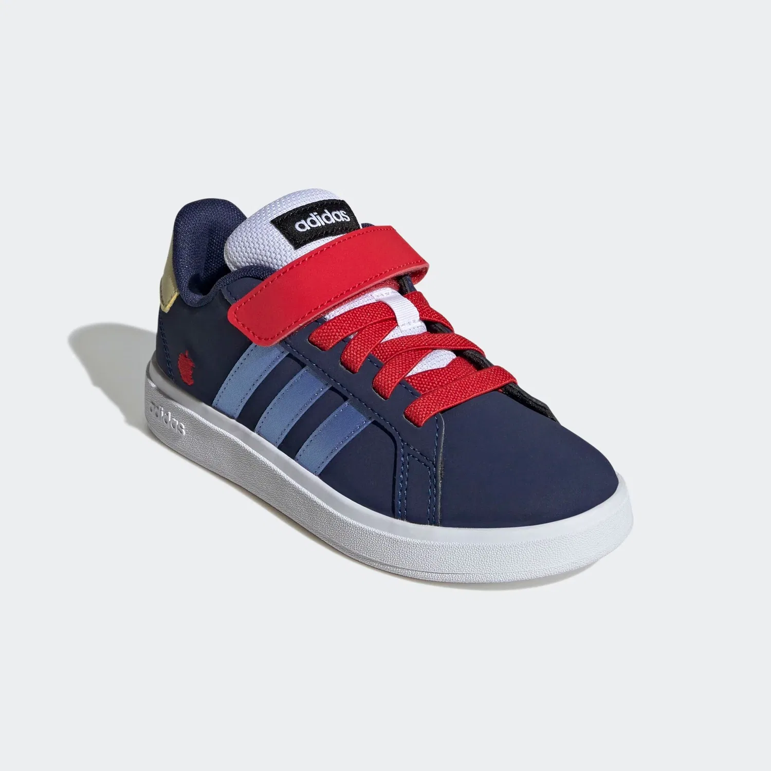 Детские кроссовки с дизайном Disney Adidas Sportswear, Dark Blue/Blue Fusion/Better Scarlet