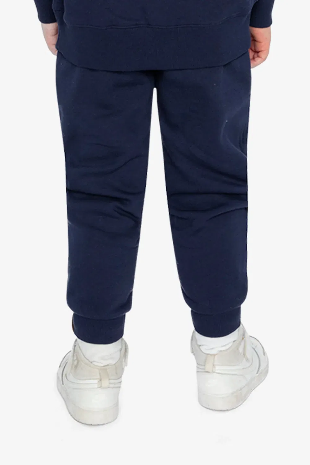 Детские спортивные штаны с карманами на флисе Deux par Deux, Dark Blue — фото 4