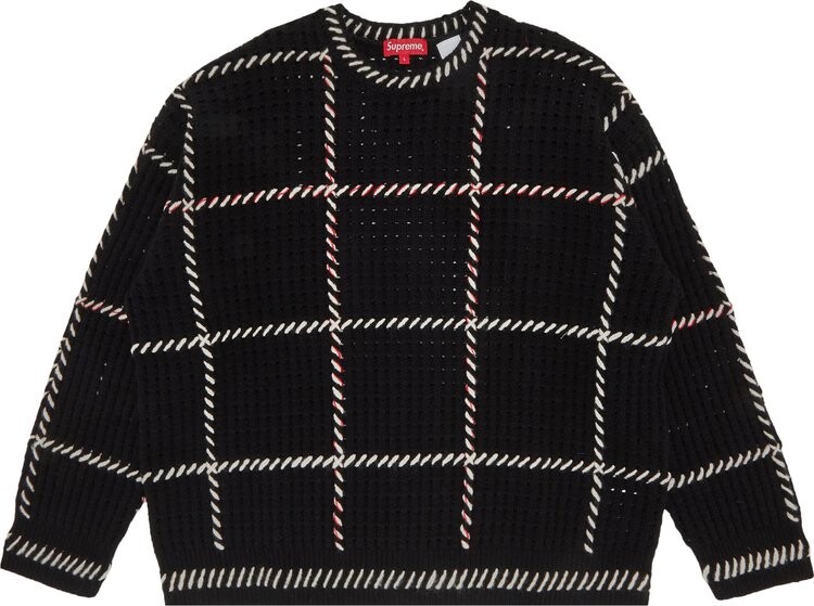 

Свитер Supreme Quilt Stitch Sweater 'Black', черный