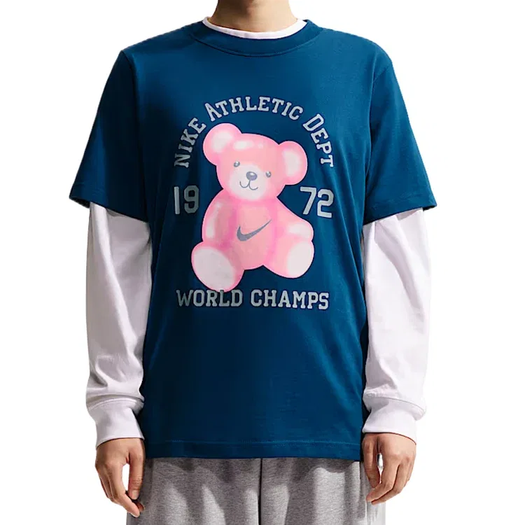 Женская футболка Sportswear T-Shirt 'Valerian Blue' Nike, Valerian Blue — фото 3