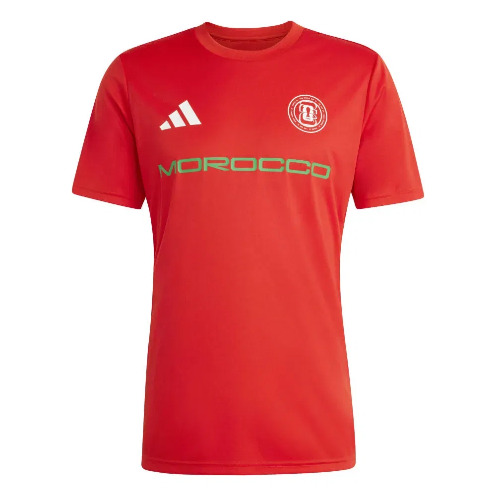 Мужская футболка с принтом FIFA World Cup 26 Morocco Jersey Adidas, Red — фото 3