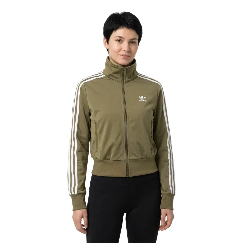 Толстовка на молнии Adidas Originals, зеленый — фото 2