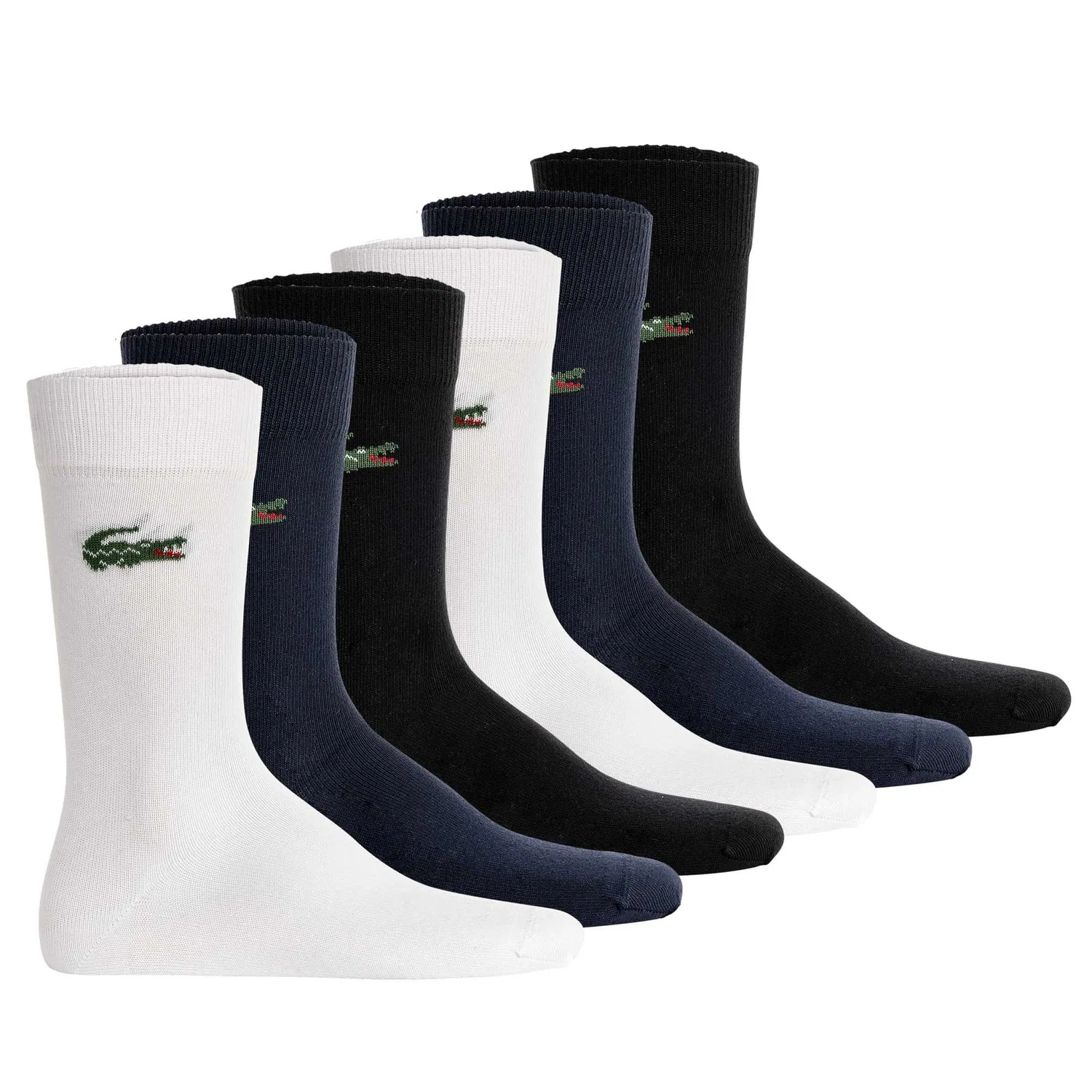 Носки комплект 6 пар, черный Lacoste