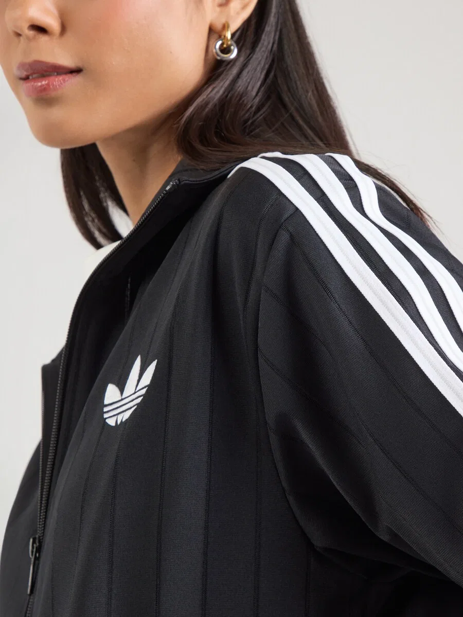 Худи на молнии ADIDAS ORIGINALS 'FB' черного цвета — фото 2