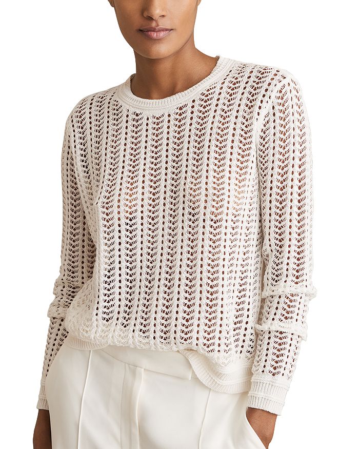 

Топ Suzie Stitch REISS, белый