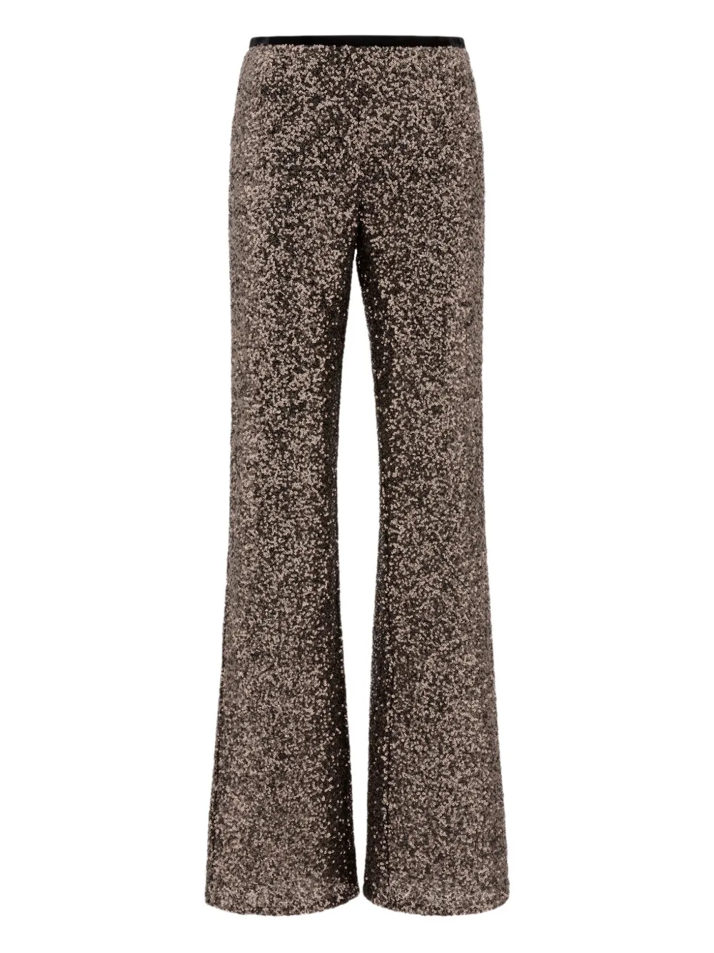 

Расклешенные брюки с пайетками F.It, черный
