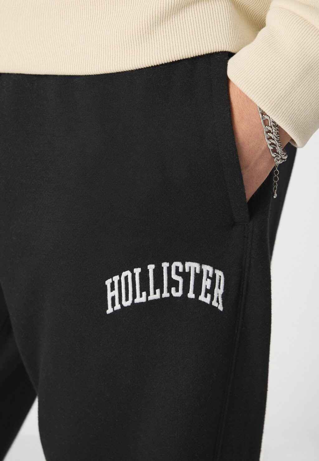 

Спортивные брюки LOOSE FIT TERRY JOGGER Hollister Co., черный
