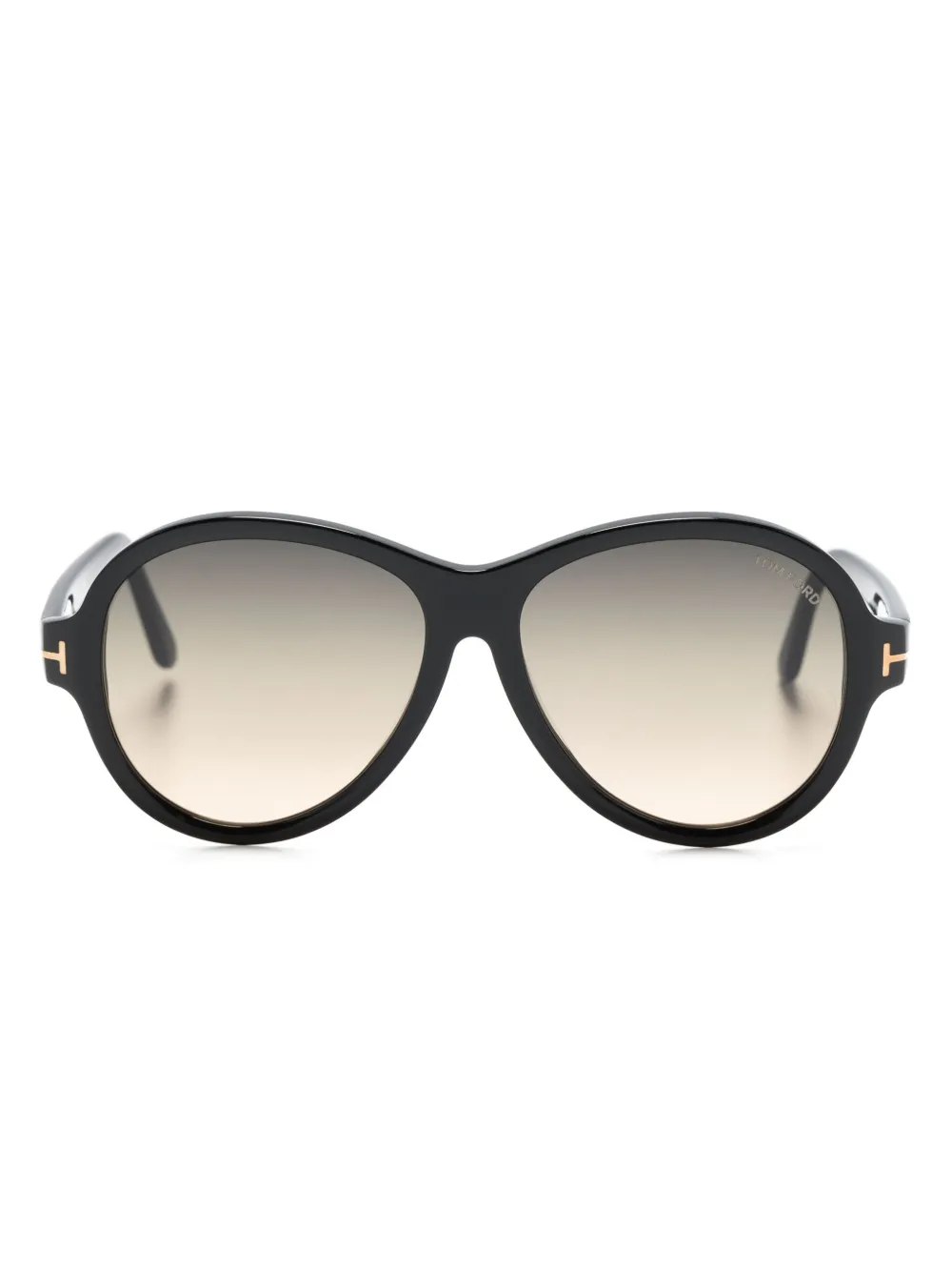 

Солнцезащитные очки Camryn в круглой оправе TOM FORD Eyewear, черный