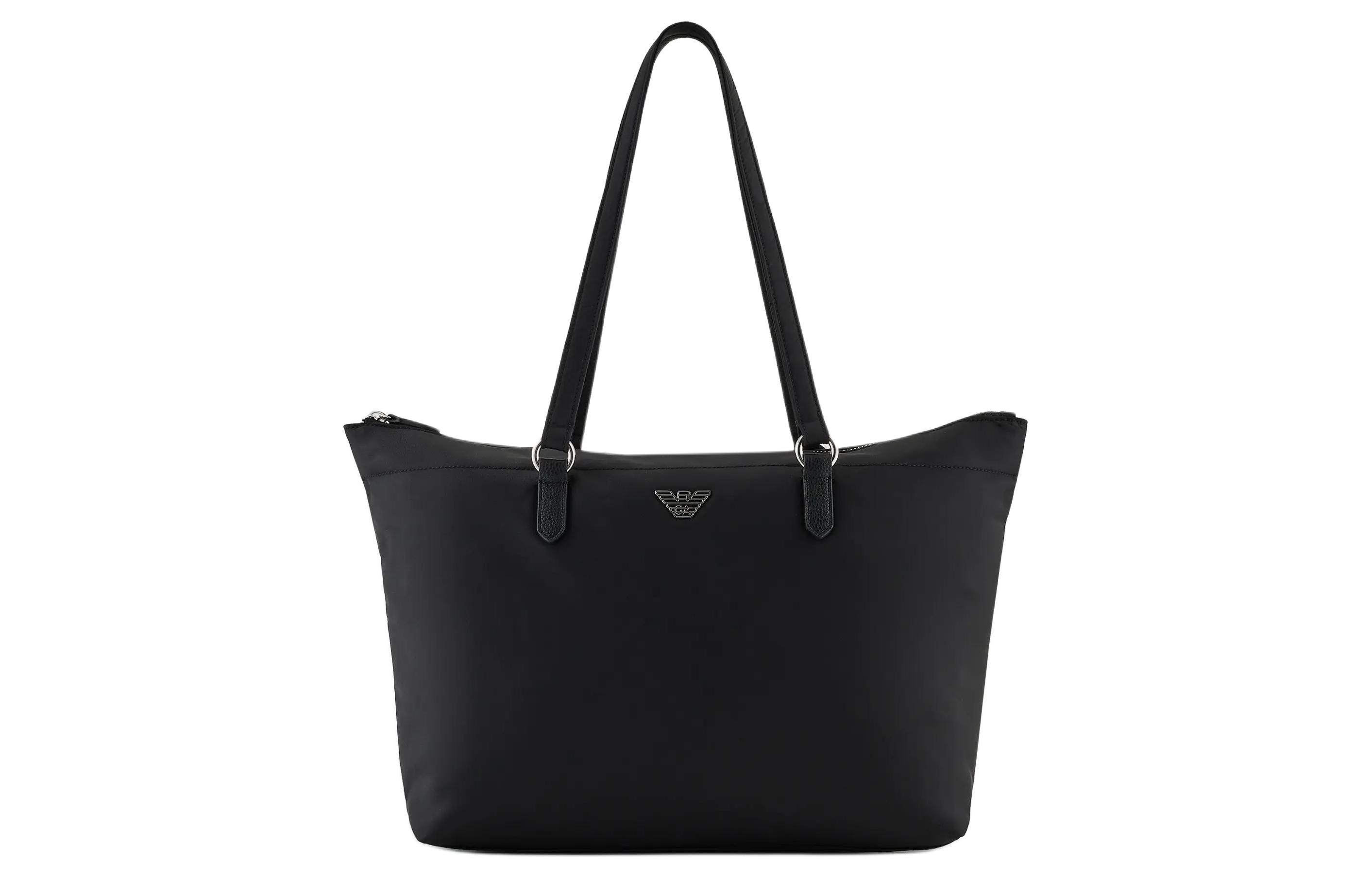 

EMPORIO ARMANI Сумка-шоппер из полиамида, сумка-шоппер, сумка на одно плечо, среднего размера, женская, черная