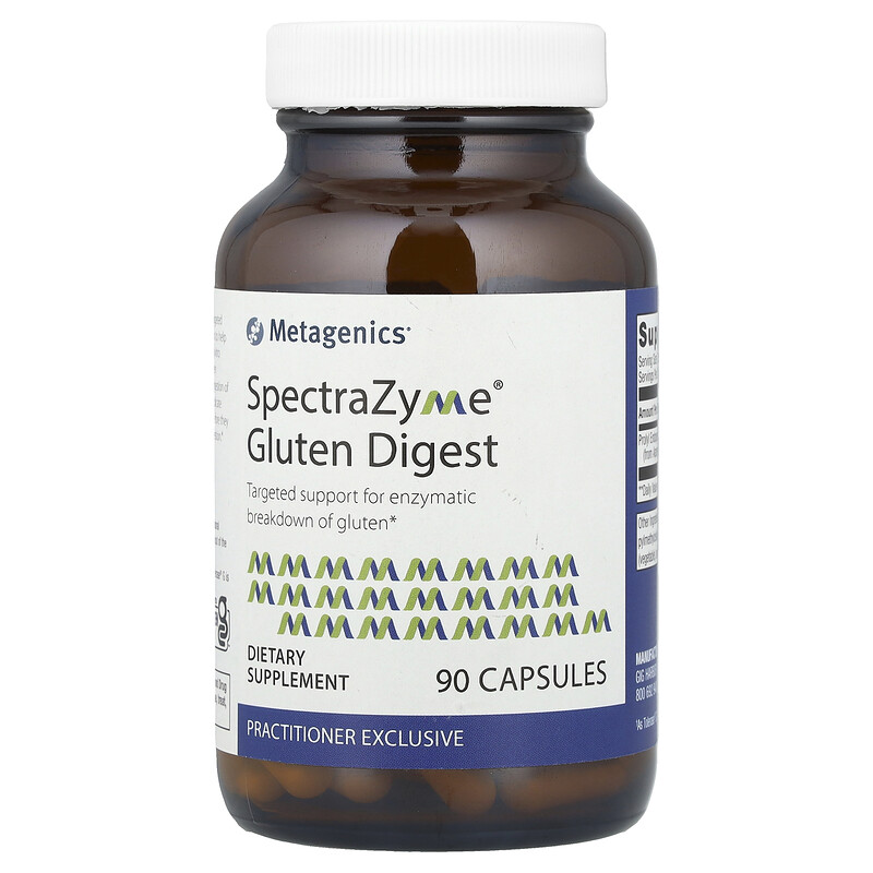 

Metagenics, SpectraZyme Gluten Digest, 90 капсул