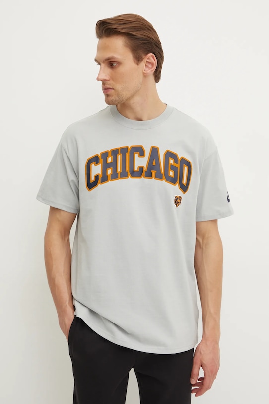

Хлопковая футболка Chicago Bears Nike, серый