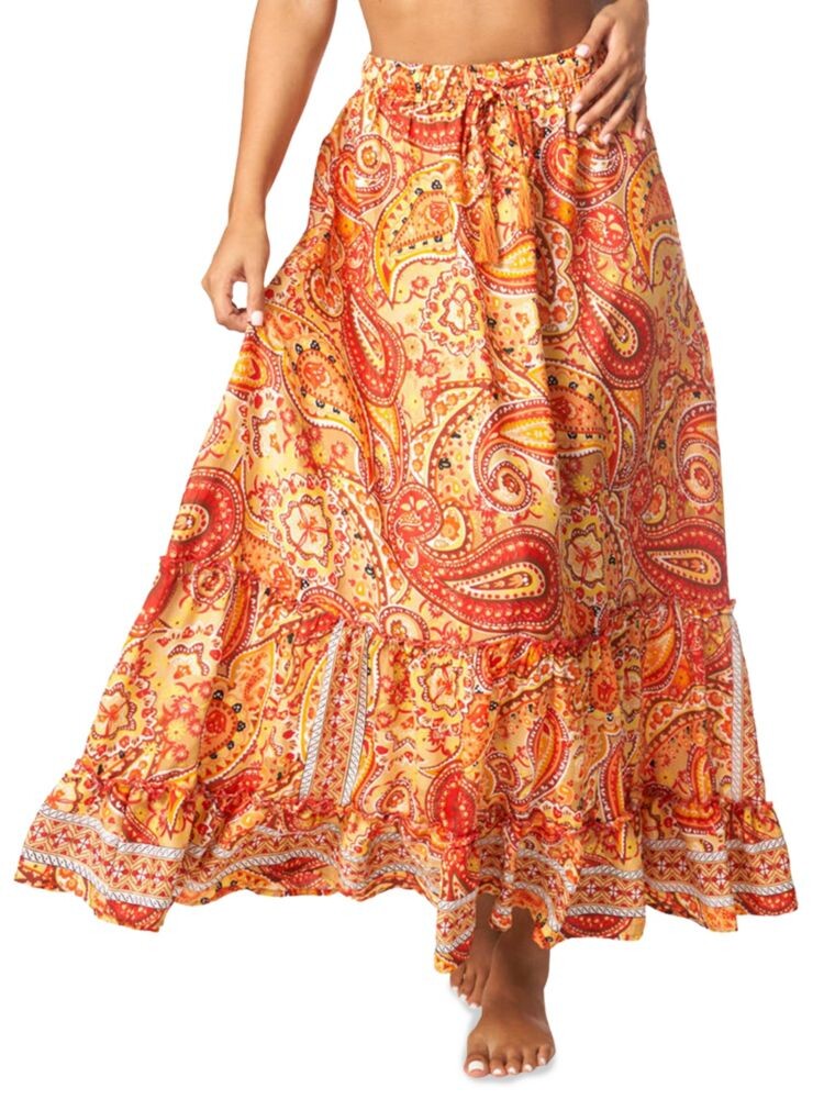 

Юбка макси с рюшами La Moda Clothing, цвет Multi