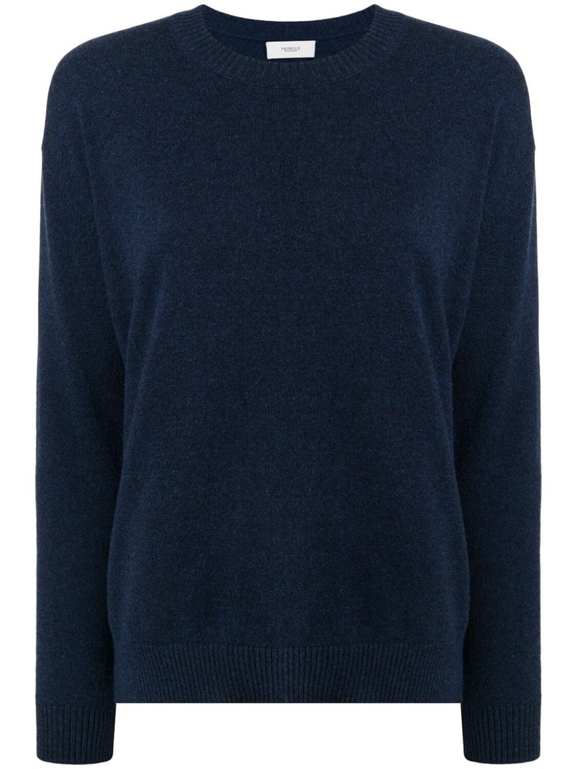 

Pringle of Scotland кашемировый джемпер с круглым вырезом, синий