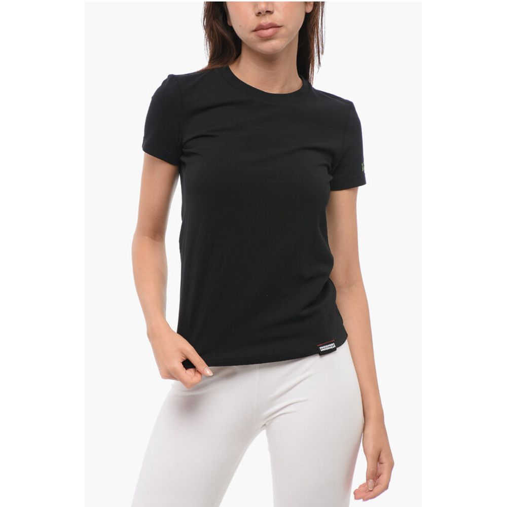

Футболка ICON Slim Fit из хлопковой смеси Dsquared2, черный