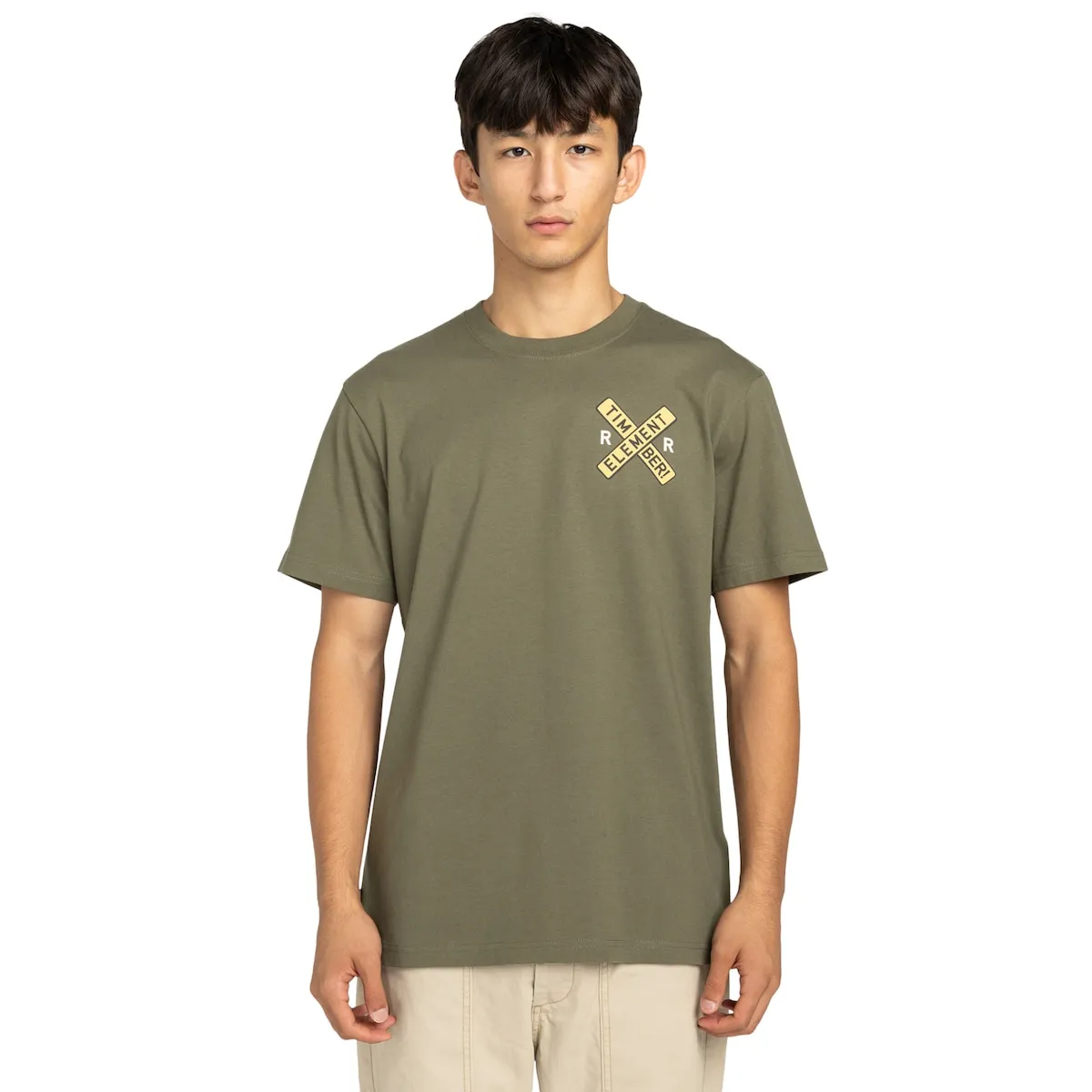 

Мужская футболка Timber Signs Element, зеленый