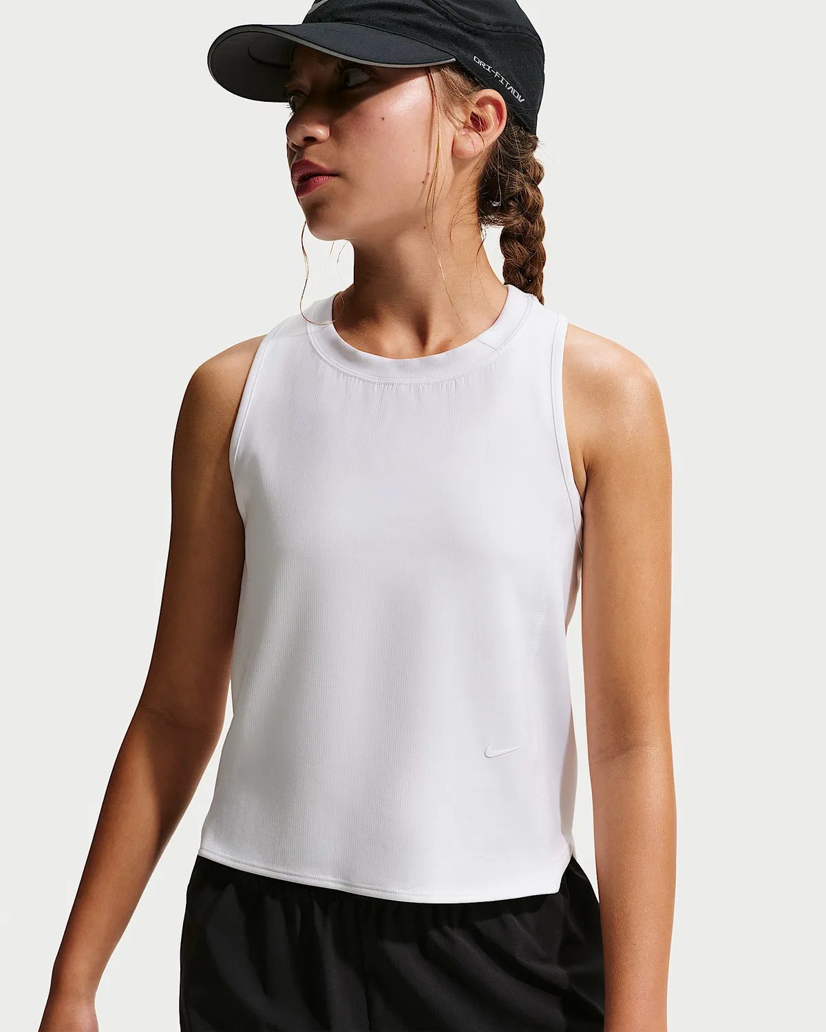 Детский топ Nike MAVN Dri-FIT Knit Tank, White/White/White