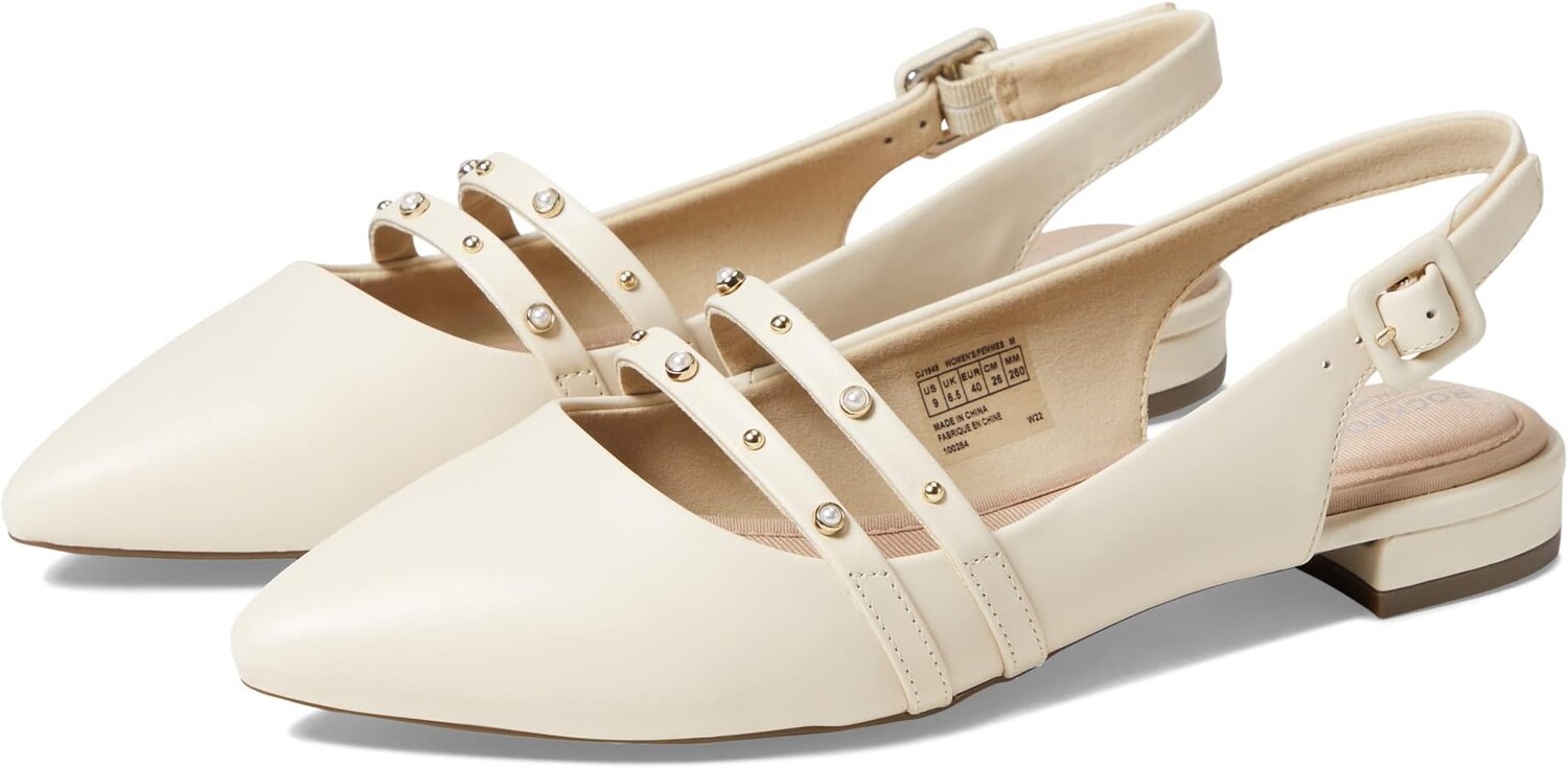 

Балетки Total Motion Adelyn Sling Rockport, цвет Vanilla Leather Pearl