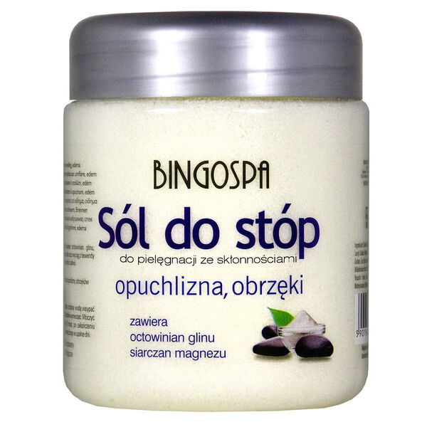 

Соль для ног для людей, склонных к отекам, 550 г Bingospa