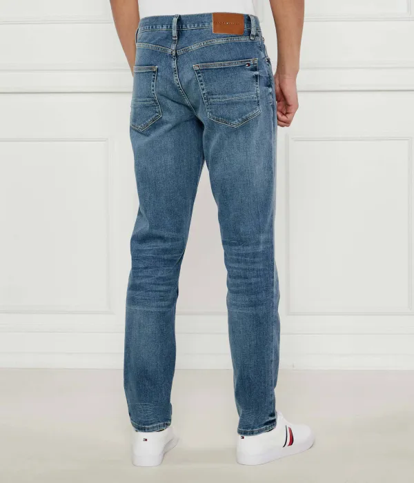 Джинсы Дентон Straight fit Tommy Hilfiger, синий — фото 4