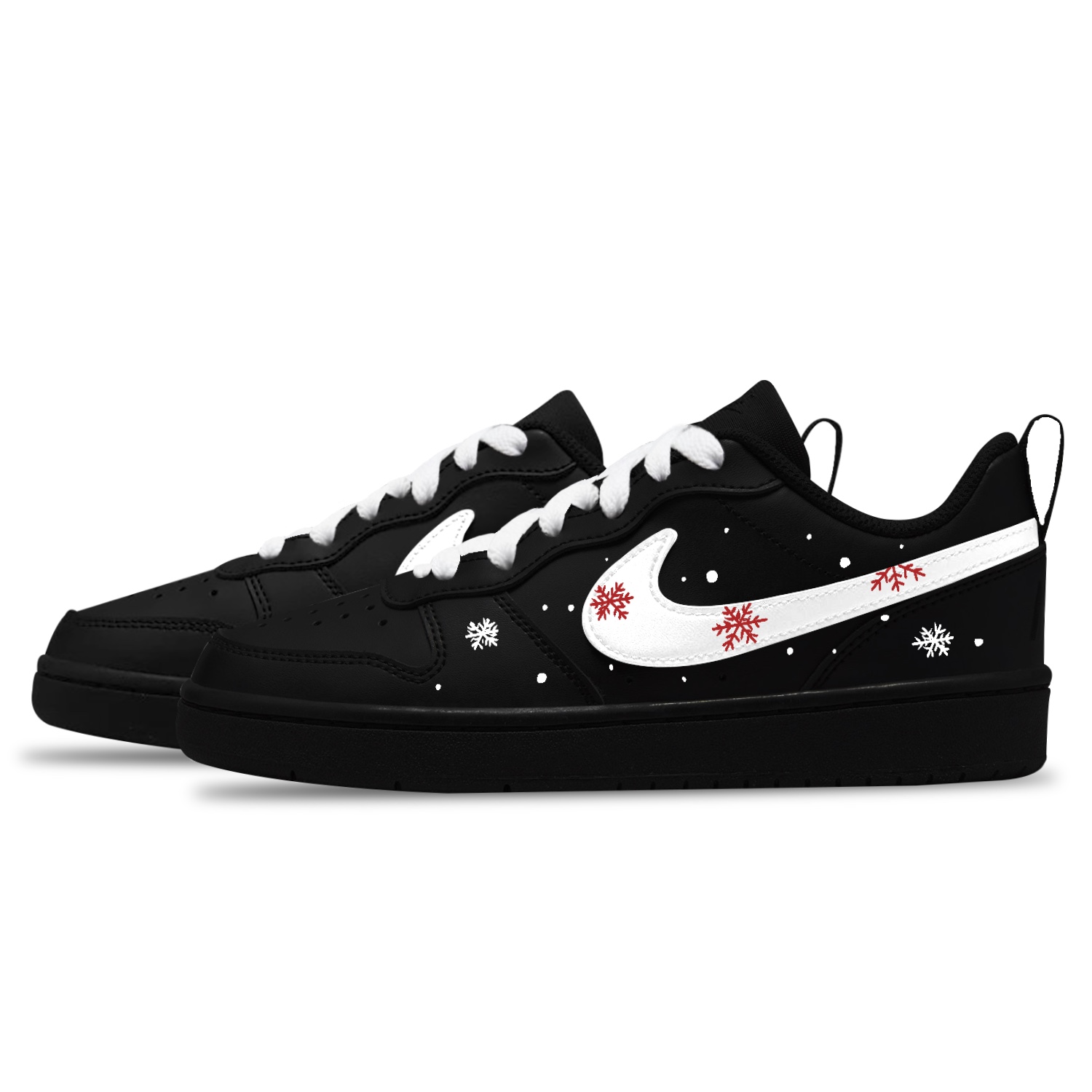 Nike Кроссовки для скейтбординга Court Borough Snow Slip Resistant, Abrasion Resistant, Thermal Low top Kids' Unisex черные — фото 4