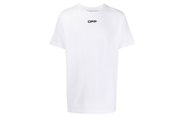 Футболка ss21 logo alphabet printing round neck short sleeve ordinary version white Off-White, белый — фото 2