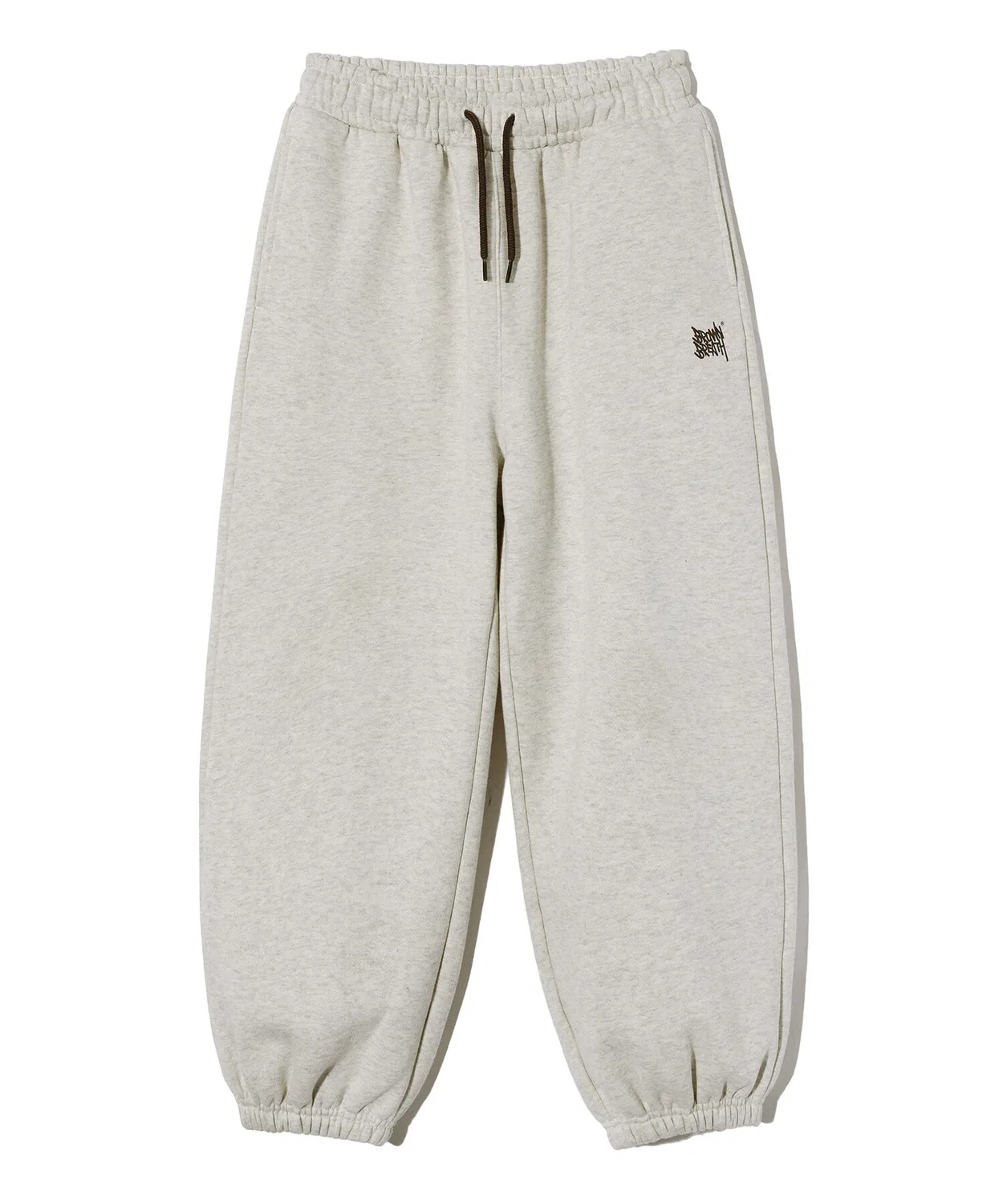 Детские спортивные брюки цвета овсянки от Brownbreath Kids — фото 2