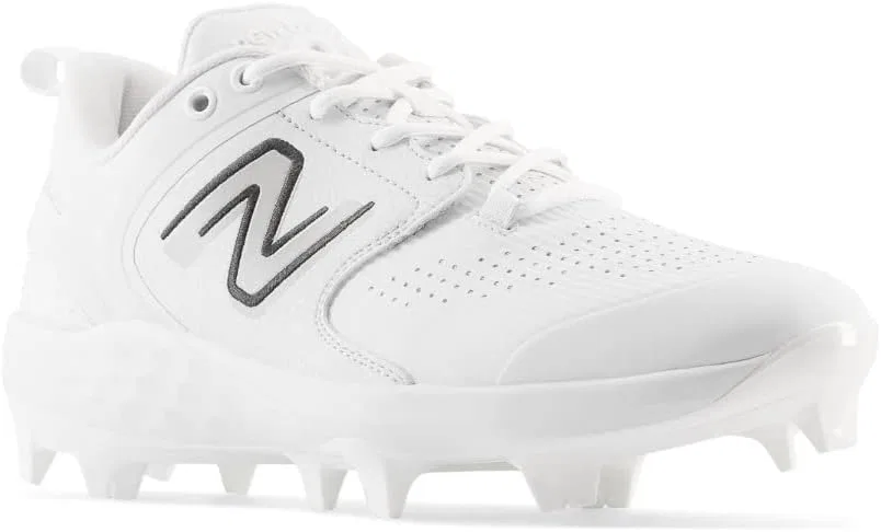Мужские бейсбольные кроссовки New Balance Fresh Foam 3000 V6 для прогулок по лужайке, 2-Synthetic White — фото 4