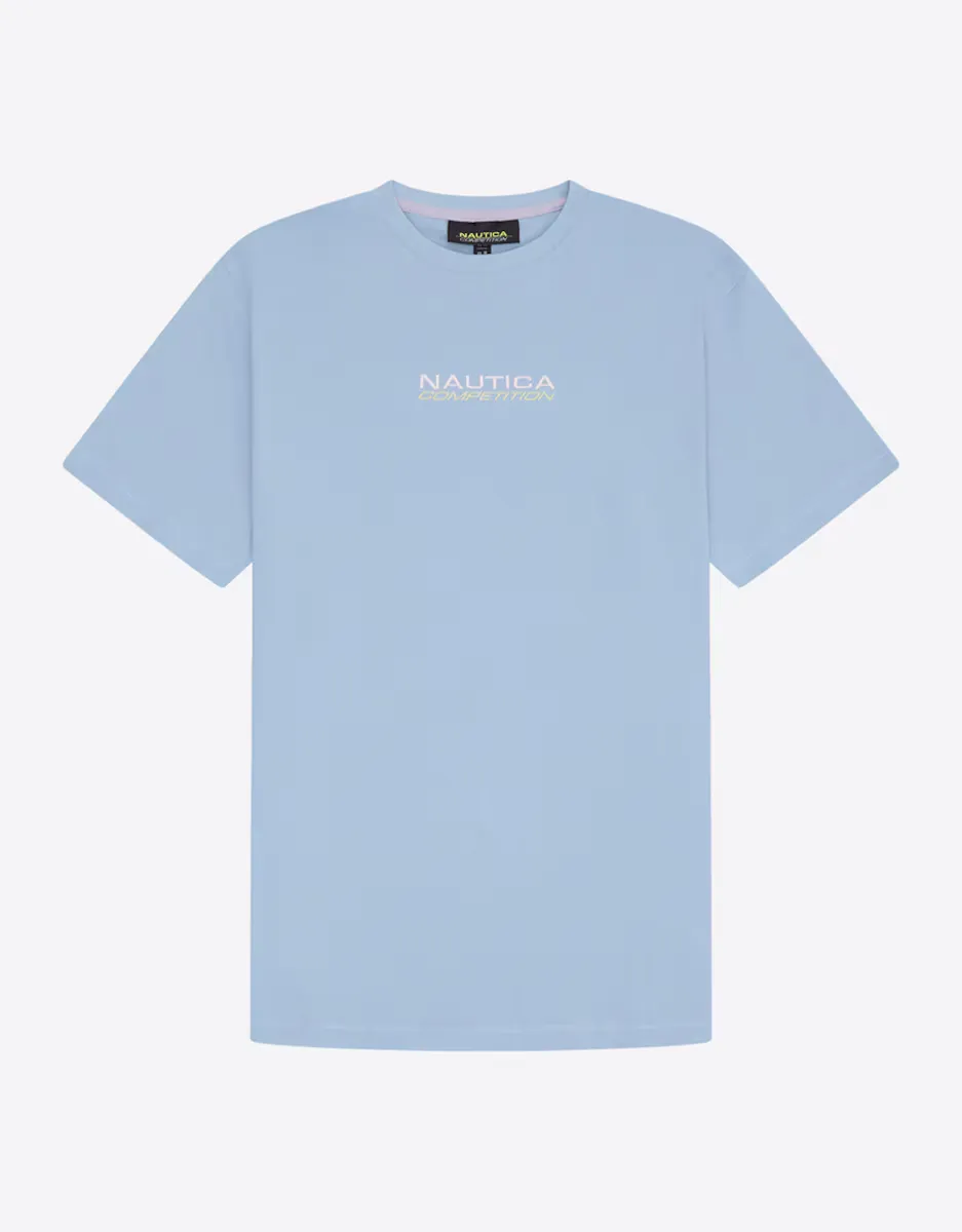 

Мужская футболка с короткими рукавами и круглым вырезом Nautica, голубой
