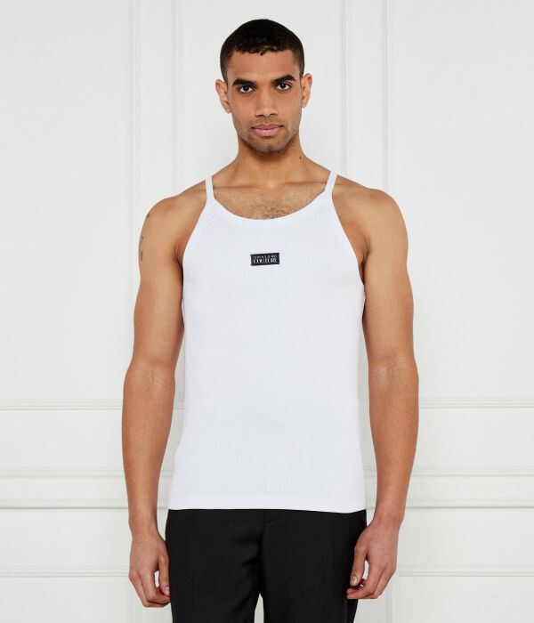 

Майка мужская Versace Jeans Couture с логотипом, белый
