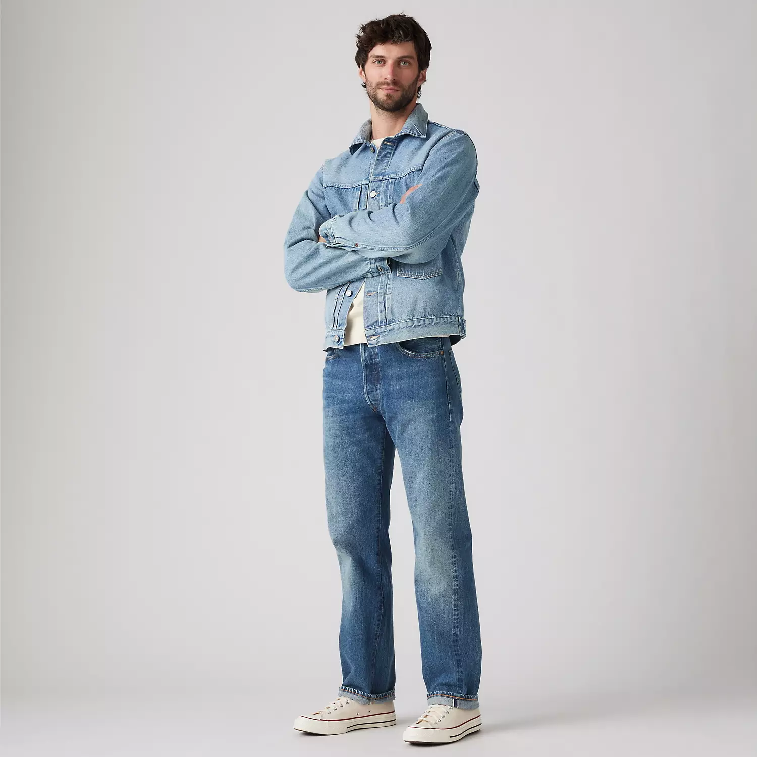 

1947 501 Оригинальные мужские джинсы Levi's, цвет Drear Light - Medium Wash