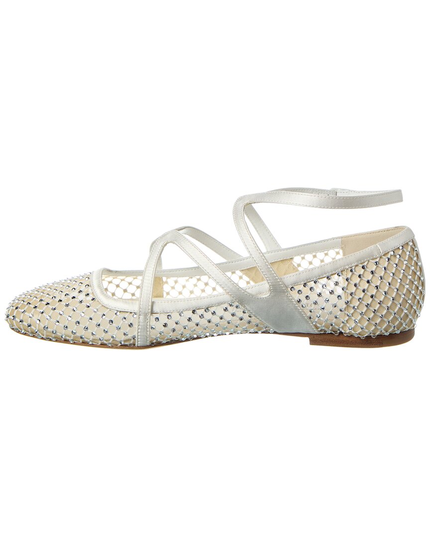 Туфли-лодочки Jimmy Choo Astoria с кожаной отделкой, белый — фото 2