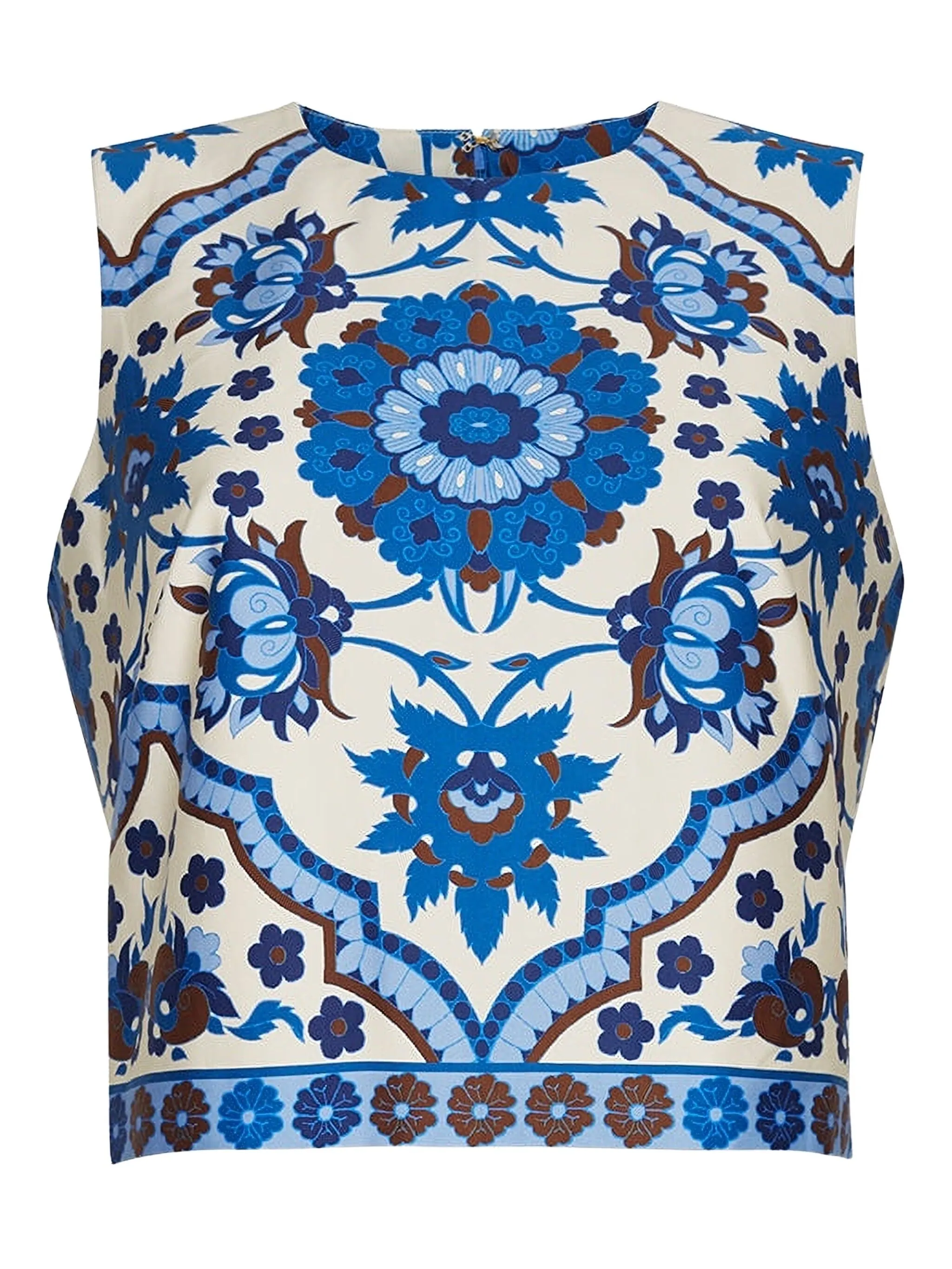 

Топ с цветочным принтом Cara Cara, белый