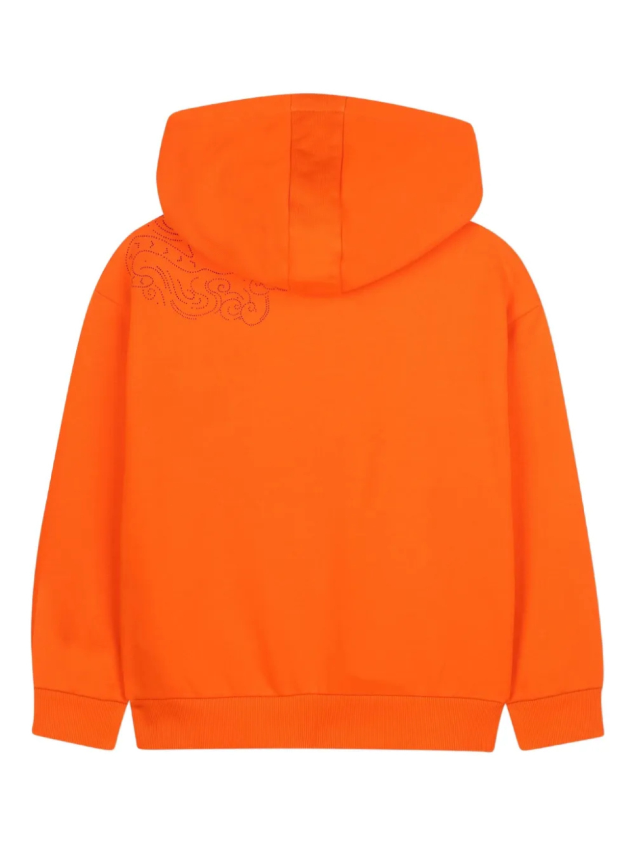 Толстовка Kenzo Kids с графическим принтом, оранжевый — фото 2