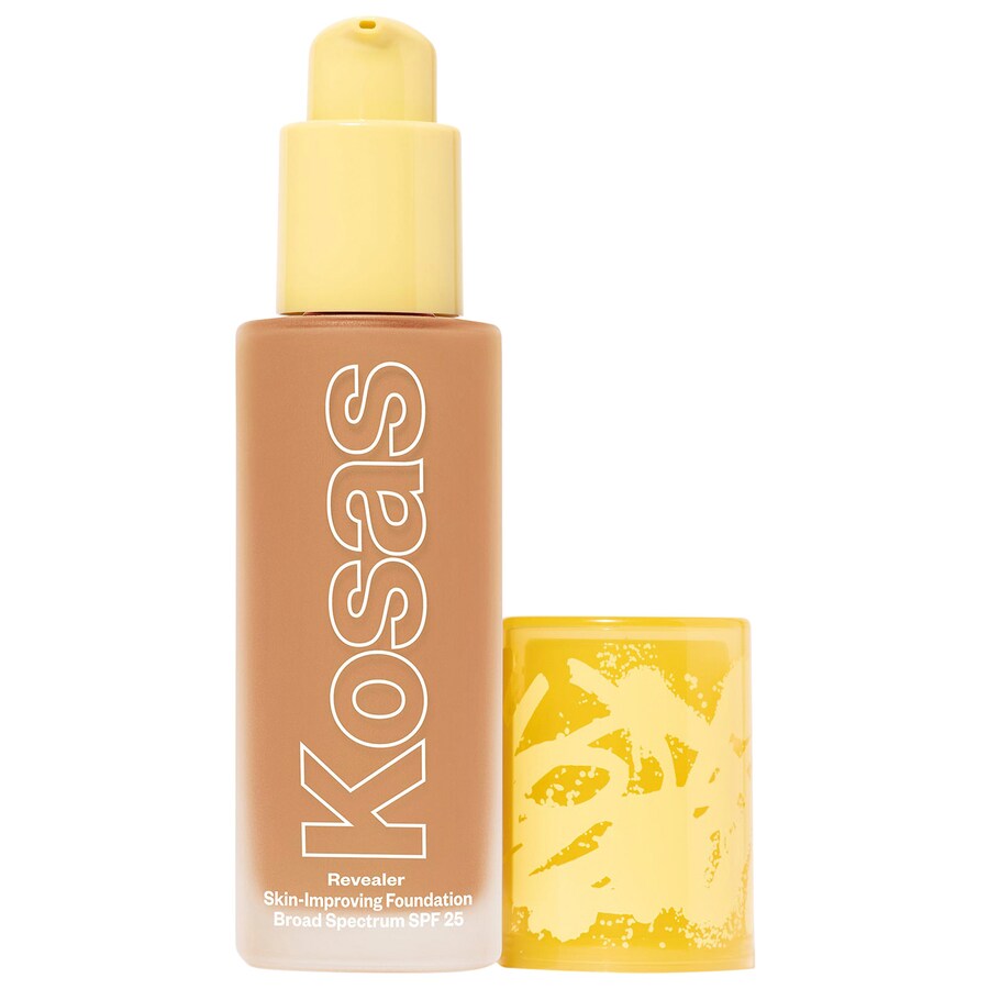 

Тональный крем Revealer Skin-Improving Foundation SPF 25 с гиалуроновой кислотой и ниацинамидом Kosas, 1 oz /30 mL, Medium Tan Warm 250