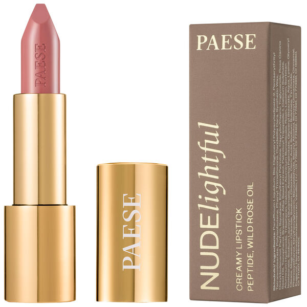Помада 402 клубничный мусс, 4,5 г Paese Nudelightful, цвет 402 strawberry mousse — фото 4