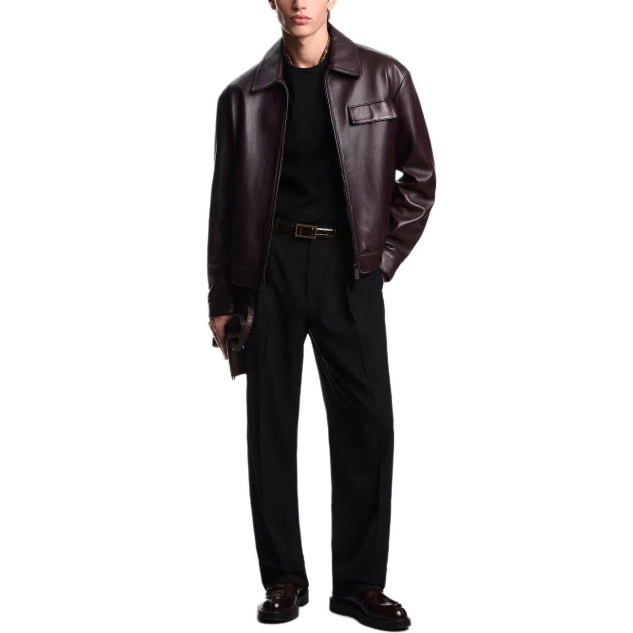 Футболка Asv jersey с вертикальным жаккардовым узором EMPORIO ARMANI, Black — фото 3